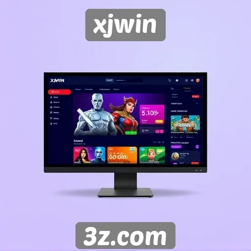 Interface do usuário do site xjwin é otimizada